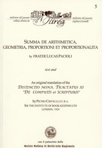 Summa de arithmetica, geometria, proportioni et proportionalita. An original translation of the Distinctio nona. Tractatus IX «De computis et scripturis