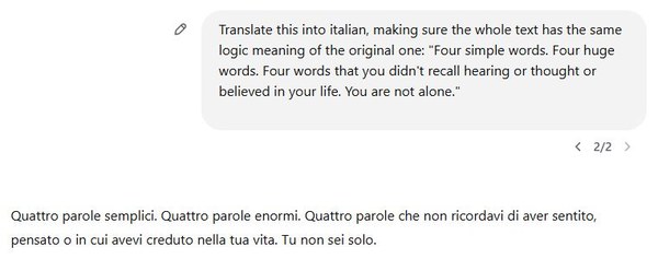4 semplici parole (Fig. 2)